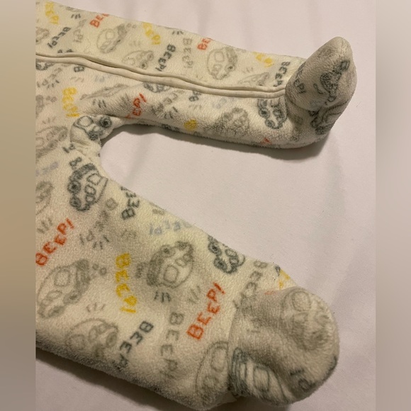 Baby Winter Hooded Romper Fleece Snowsuit Joe Fresh Cream Unisex 6-12 months - Picture 4 of 9